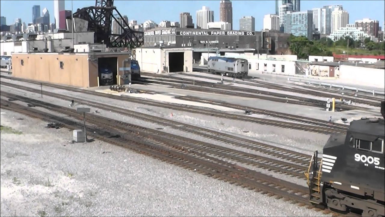 Trains around Chicago, Mid-July 2013