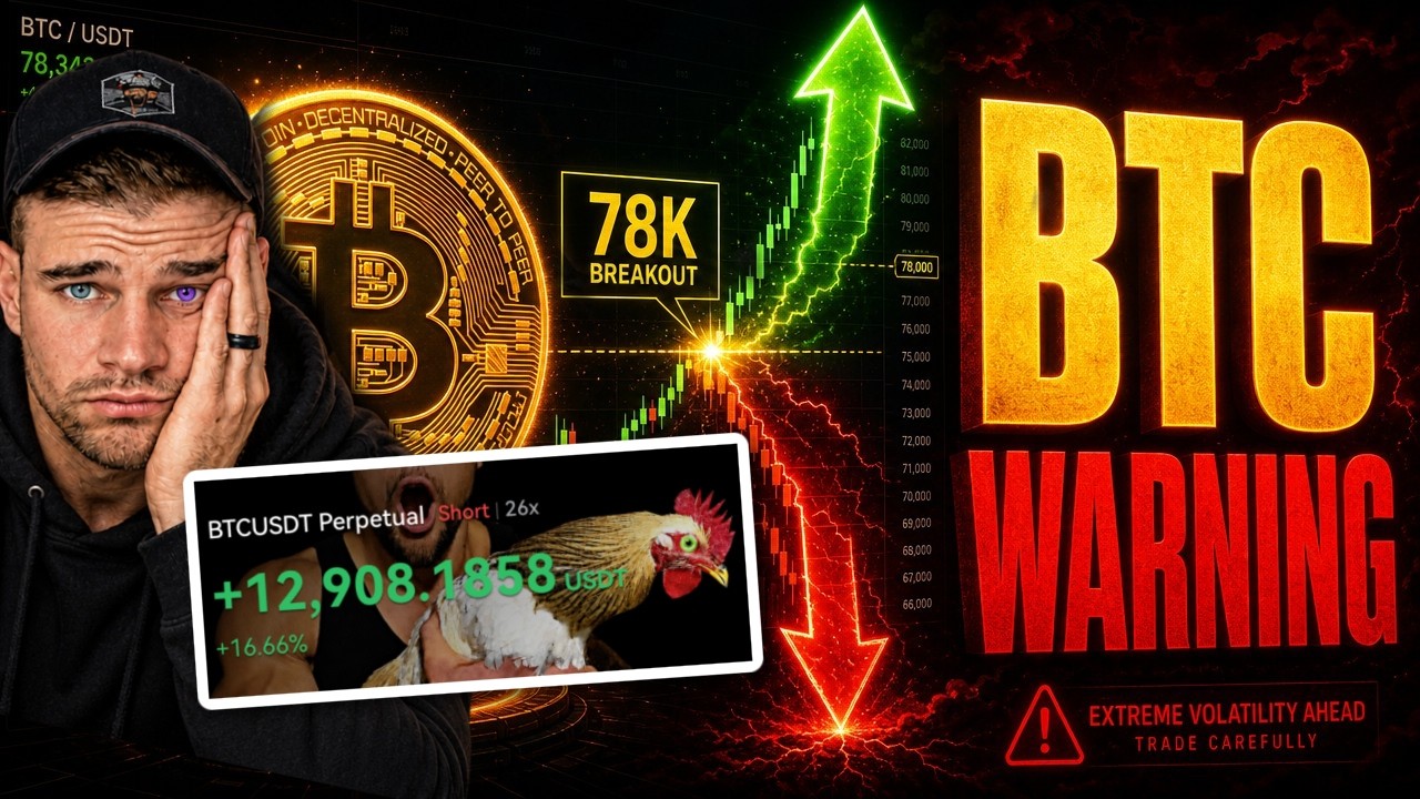 BITCOIN WARNING: This Could Change EVERYTHING Tomorrow 🚨 (LIVE TRADING)