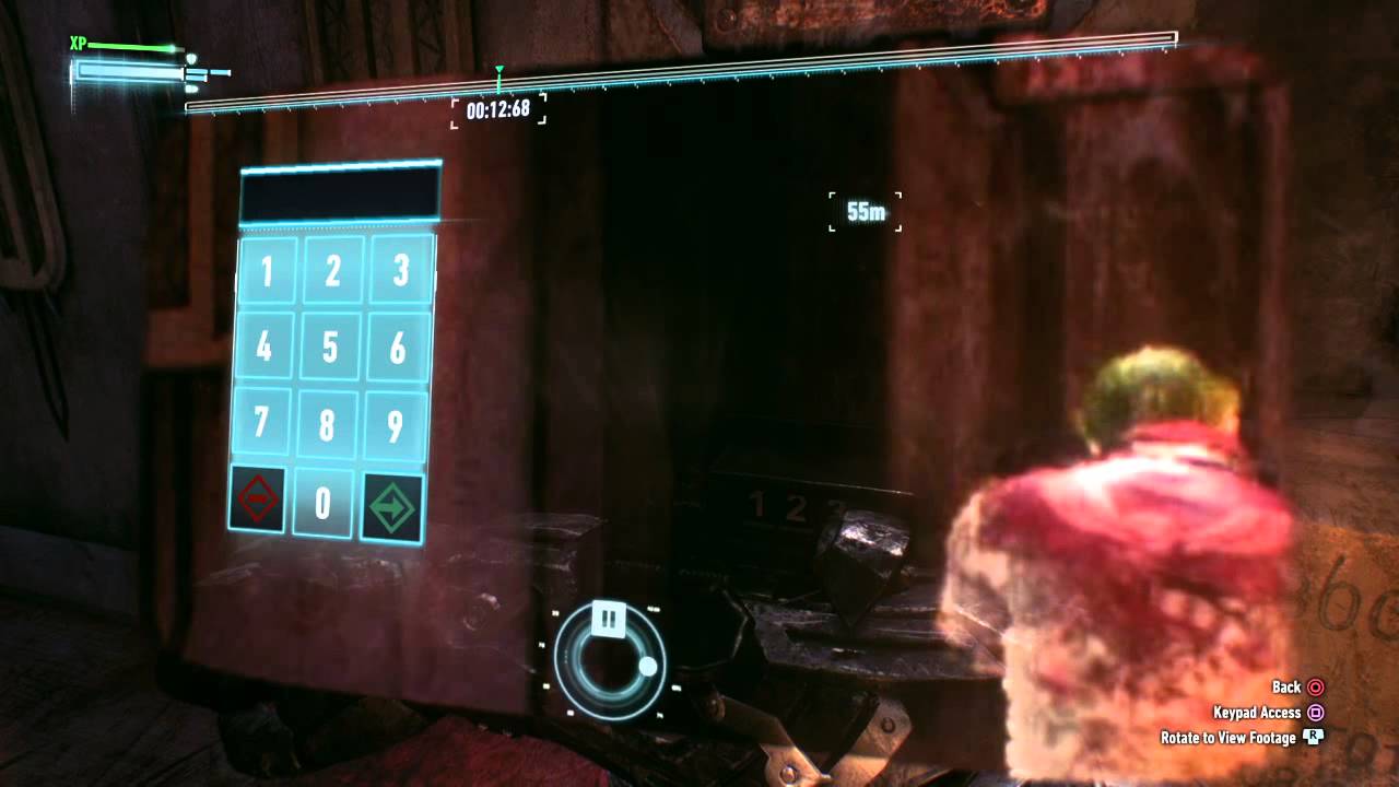 BATMAN™: ARKHAM KNIGHT - Johnny Charisma's stupid analogue keypad