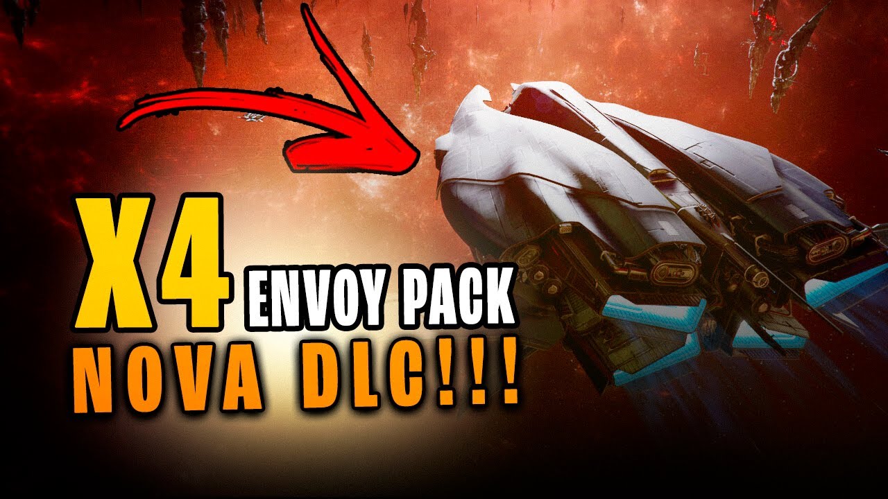 X4 ESTÁ AINDA MAIS INCRÍVEL! - X4 Envoy Pack #01 - Gameplay PT BR