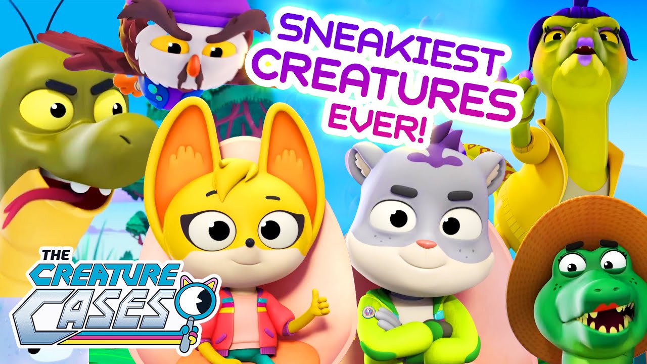 @CreatureCases – 🦊💚 The Sneakiest Creatures Ever! 😸💖 | Kit & Sam Animal Detectives