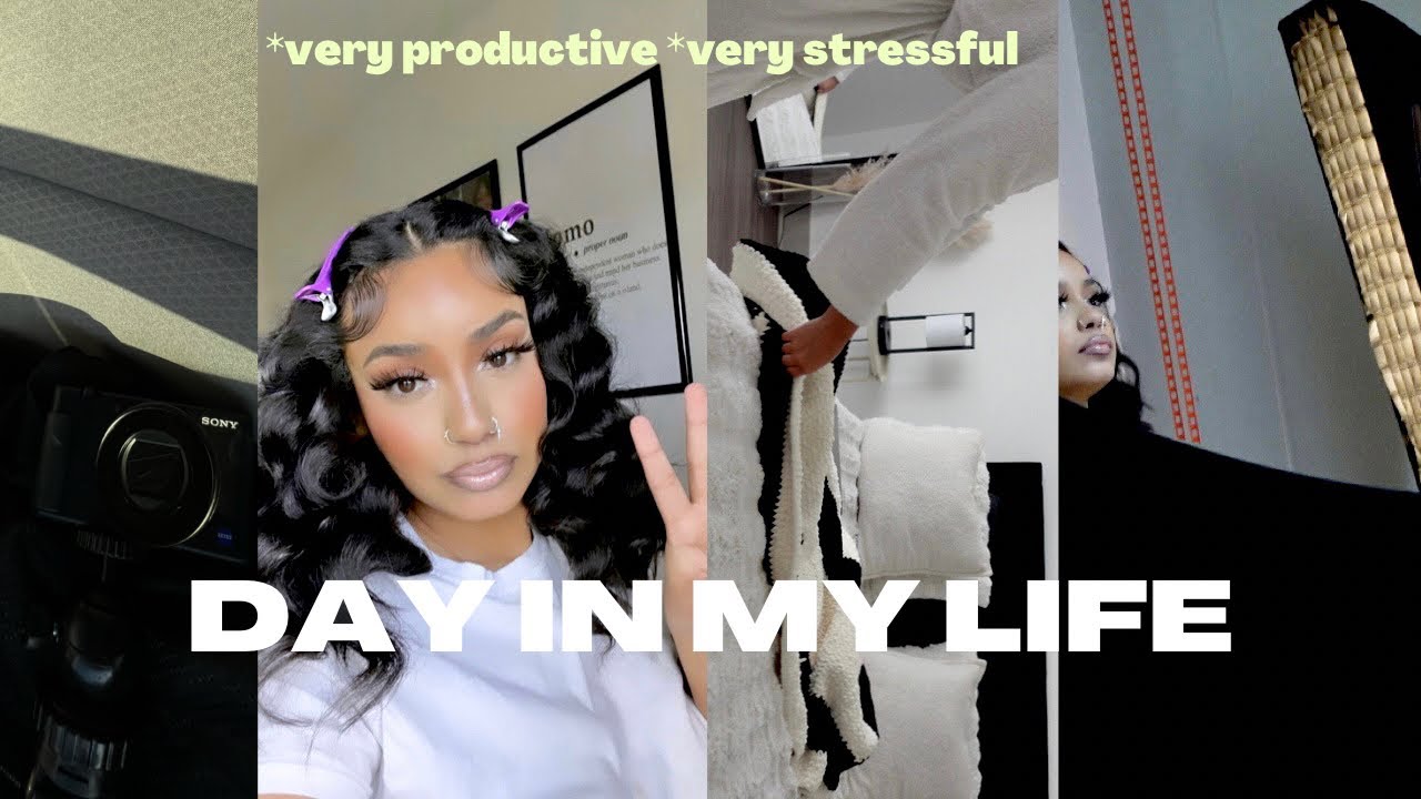 Productive Day In My Life : grwm, new makeup routine, photoshoot, etc..