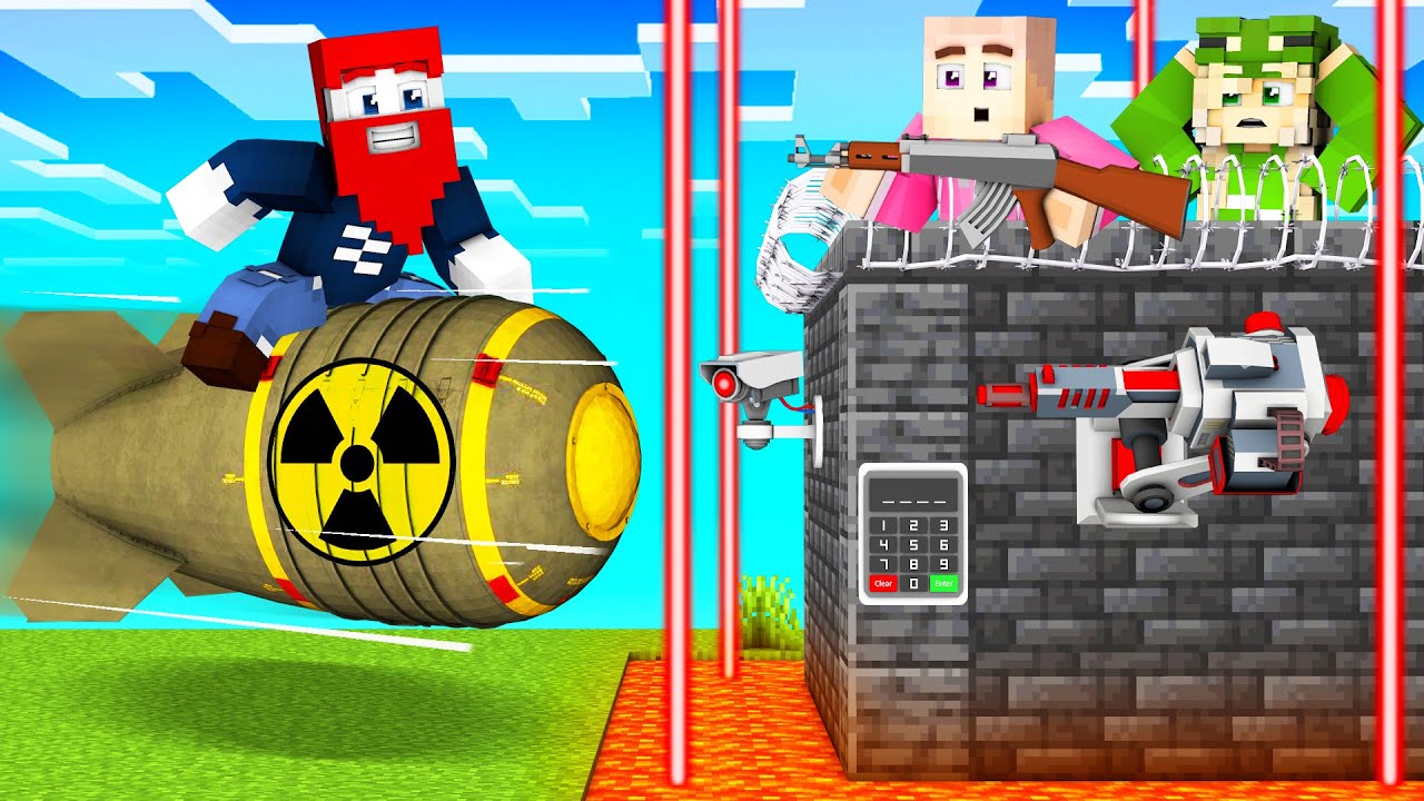 YOUTUBER BASE vs. TNT - Minecraft Freunde 2