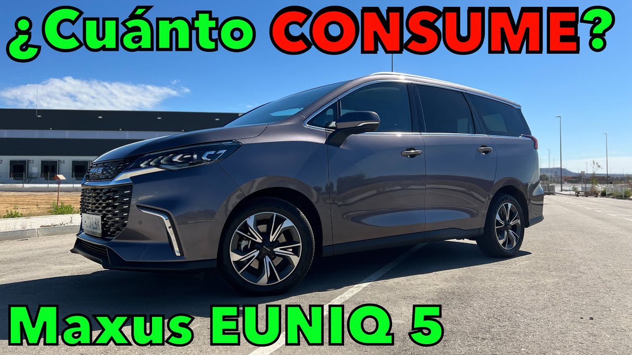 Maxus EUNIQ 5 ¿CUÁNTO CONSUME esta FURGONETA ELÉCTRICA de 7 PLAZAS? Prueba MOTORK