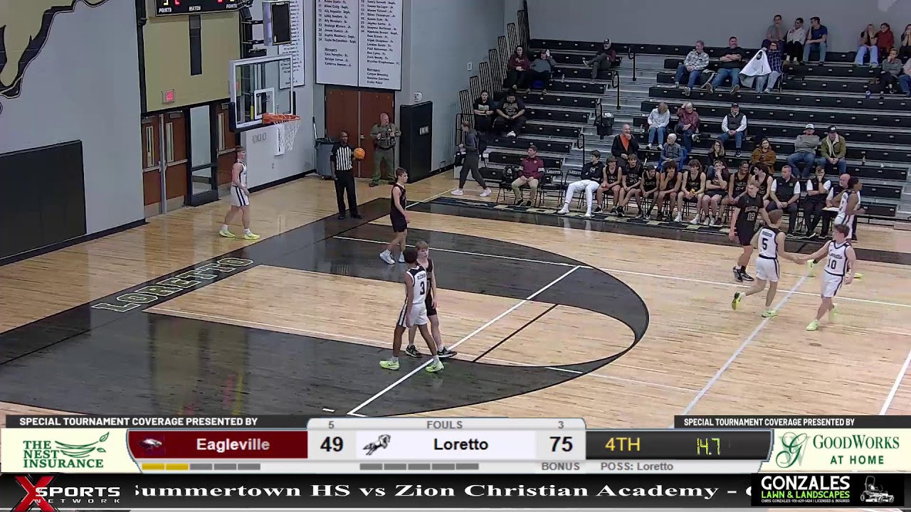 Loretto High School vs Eagleville High School - Men's Basketball - 12_30_2024