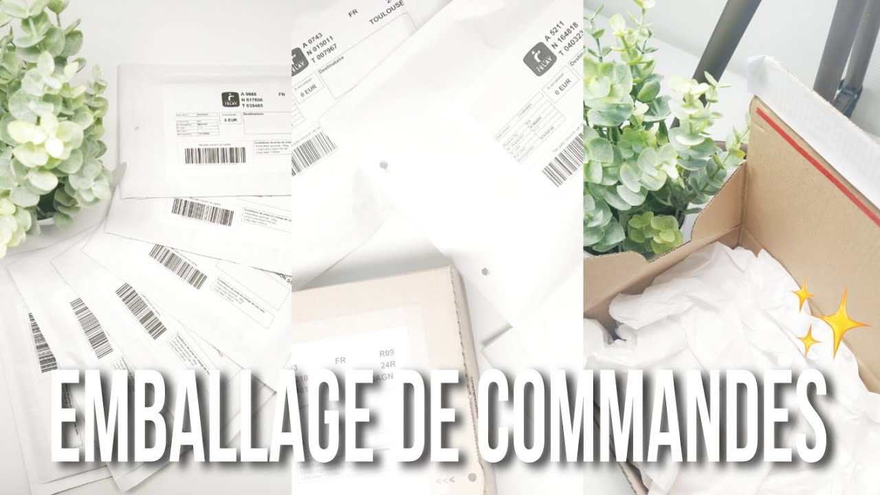 Emballage de commandes de fin février et début mars ✨🌿