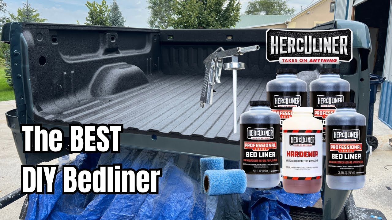 The Only Video You’ll Need! Herculiner Professional Spray in Bedliner Install 
