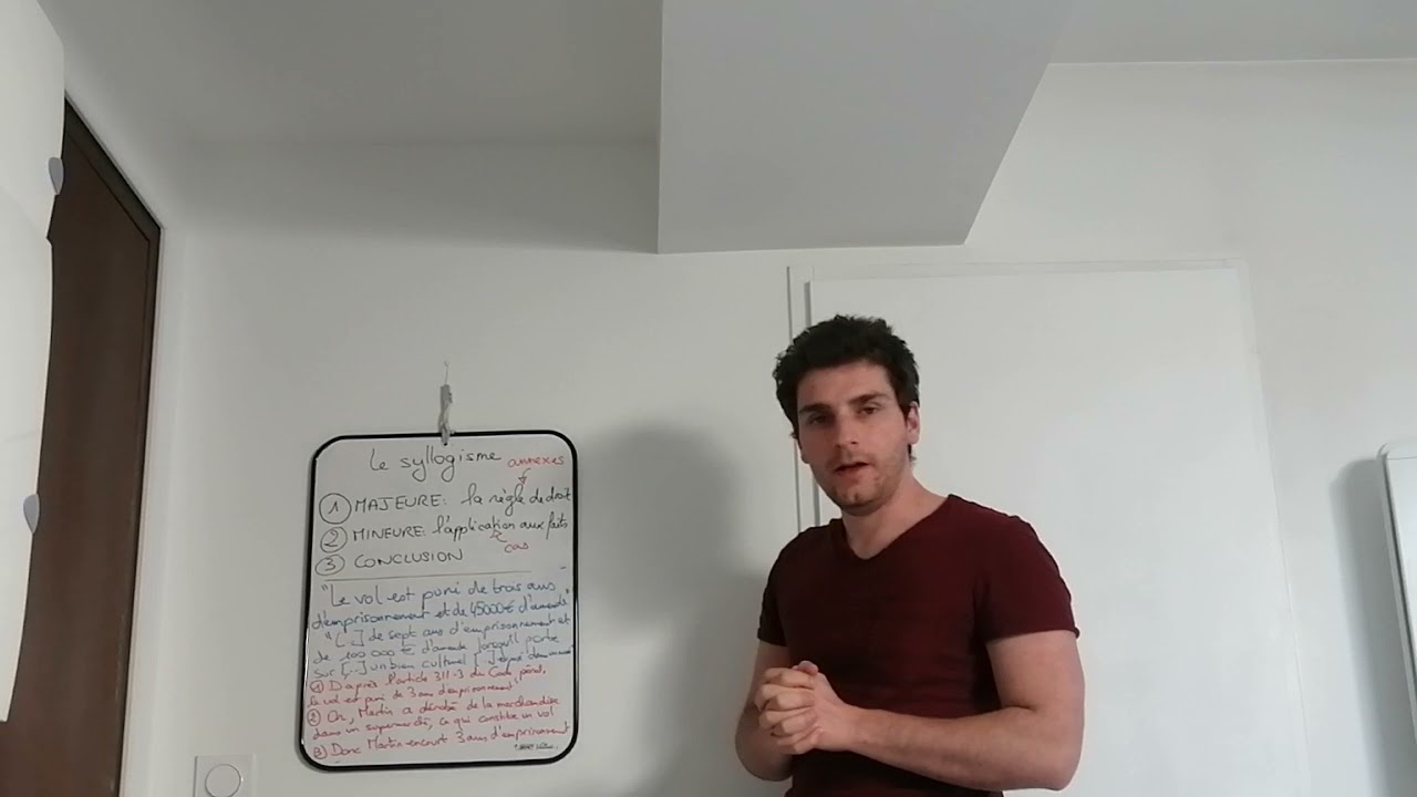 Le syllogisme en droit - M&eacute;thodologie