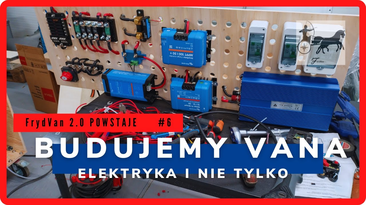 BUDUJEMY KAMPERA- elektryka, ściany i prace różne  - FrydVan 2.0 powstaje #6