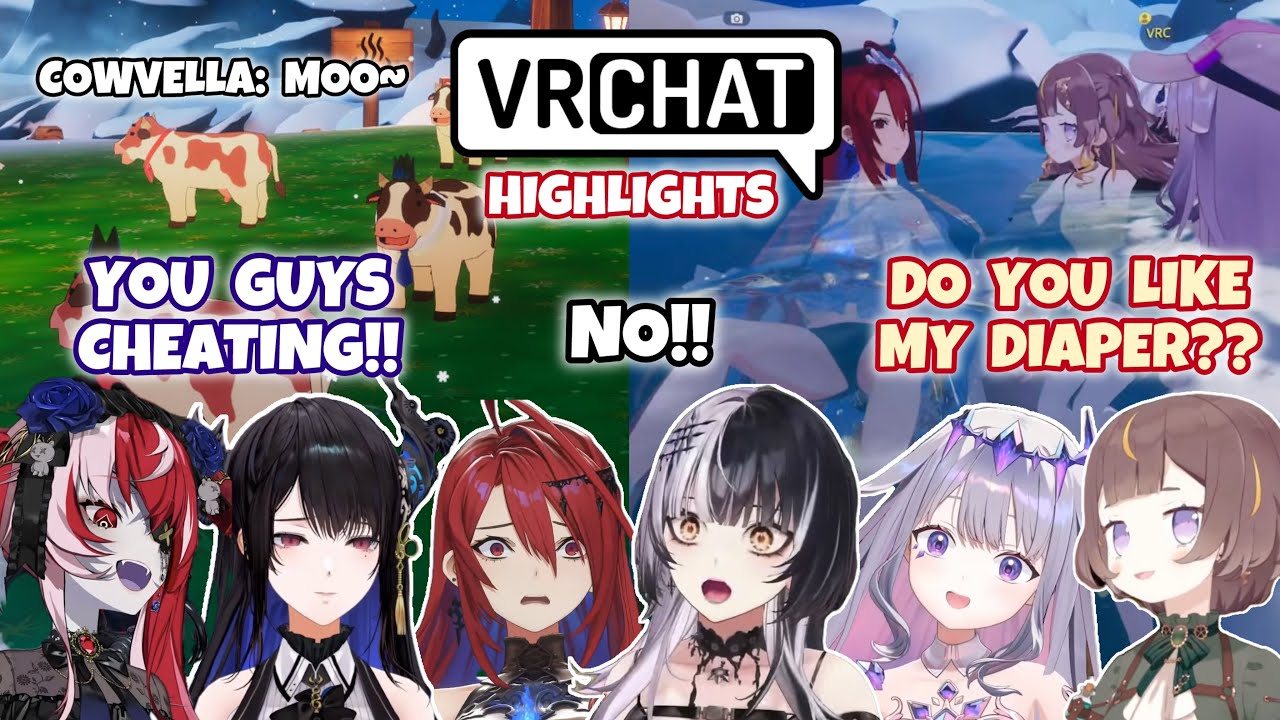 Shiori’s UNHINGED VR Chat Party and Nerissa CRASH OUT!! ft. ERB, Biboo, Ollie and Anya【 HIGHLIGHTS 】
