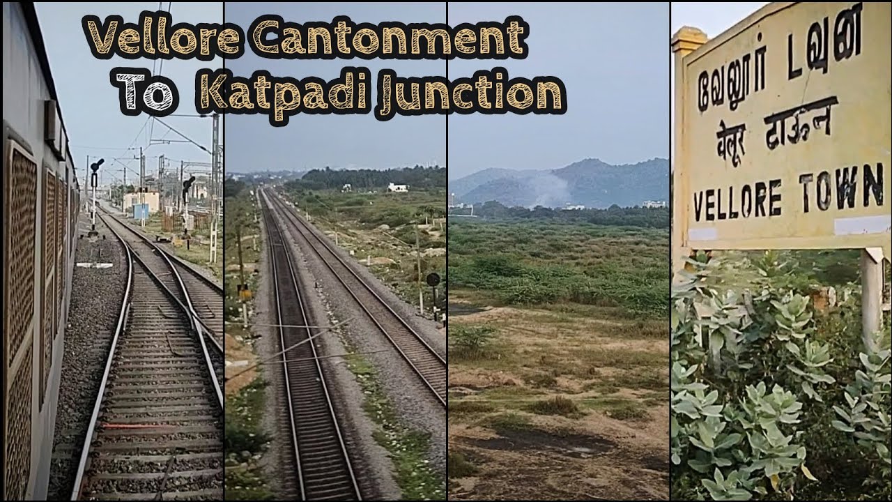 Vellore Cantonment to Katpadi Junction | Full Journey 