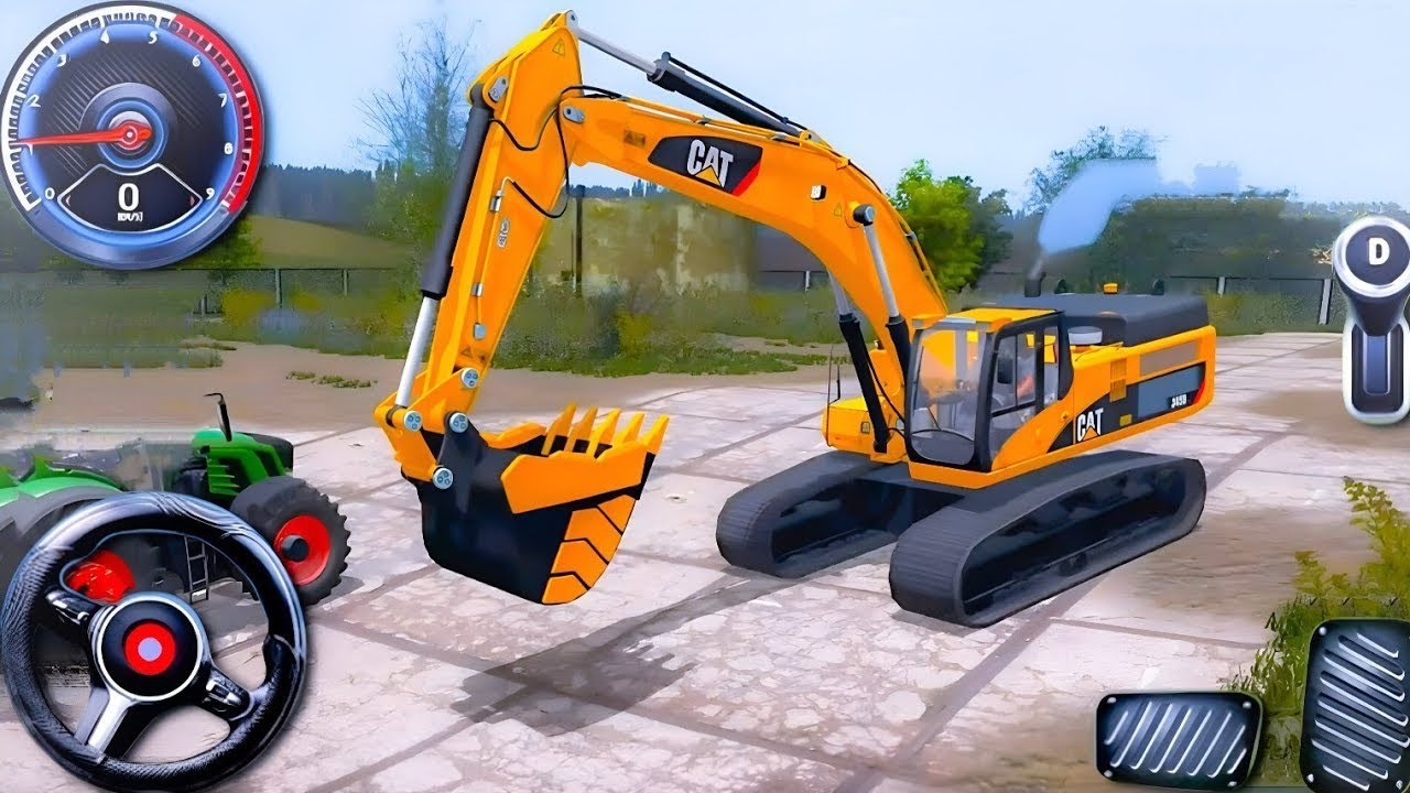 Real City Construction Simulator 3D - City Road Builder Excavator Trucks - Android Gameplay