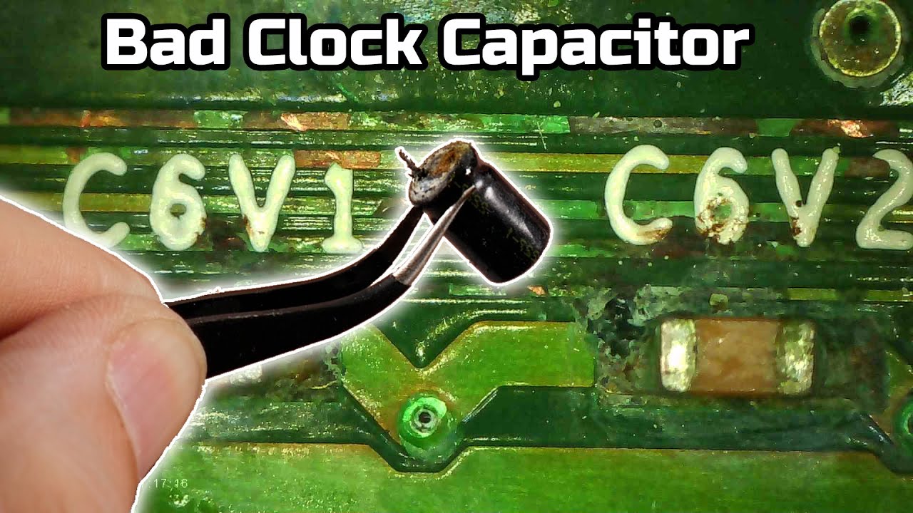 OG Xbox Clock Cap Removal and Trace Corrosion Fix