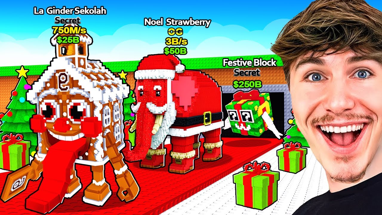 J&rsquo;AI VOL&Eacute; TOUS LES NOUVEAUX BRAINROTS NO&Euml;L !! (100 Lucky Block)