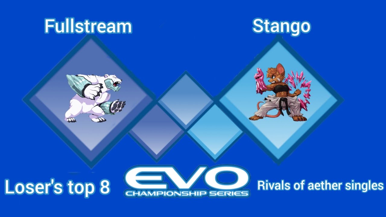 Rivals of Aether 2 Stango(Olympia and Kragg) VS Fullstream (Etalus)  Loser's top 8 EVO 