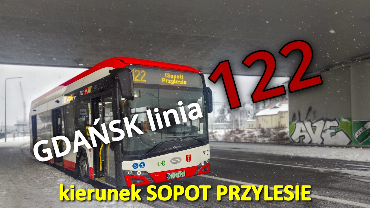 GDAŃSK linia 122 kierunek SOPOT PRZYLESIE