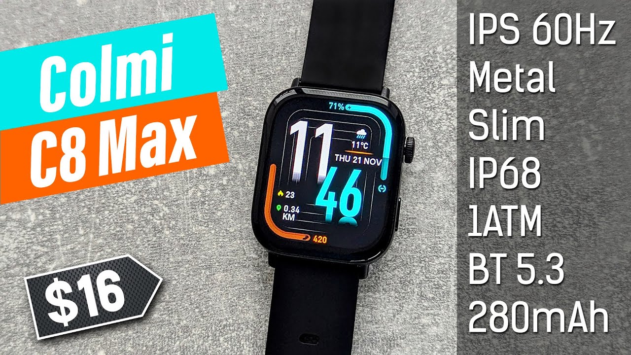 APPLE STYLE ВІД COLMI - СМАРТ ГОДИННИК COLMI C8 MAX