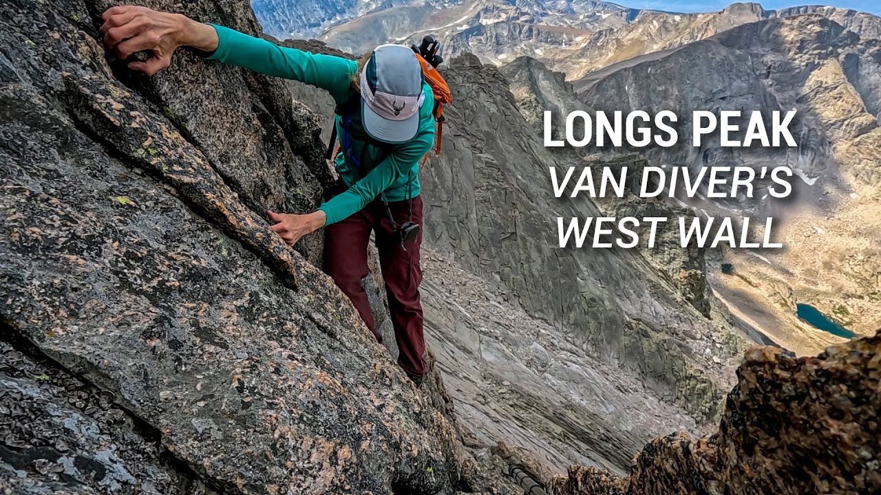 Climb Longs Peak!  Solo ascent of Van Diver's West Wall - Rocky Mountain National Park