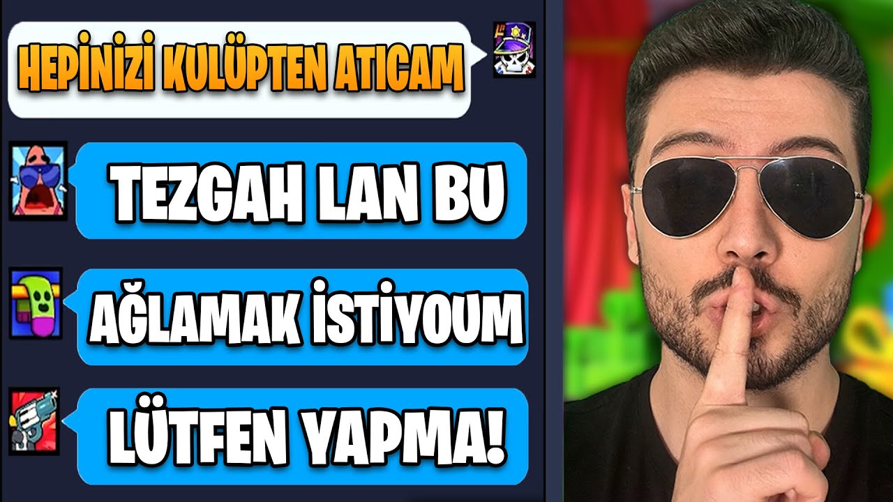 KULÜBÜMDEKİLERİ TROLLEDİM ( İNANDILAR) 🤫 Brawl Stars