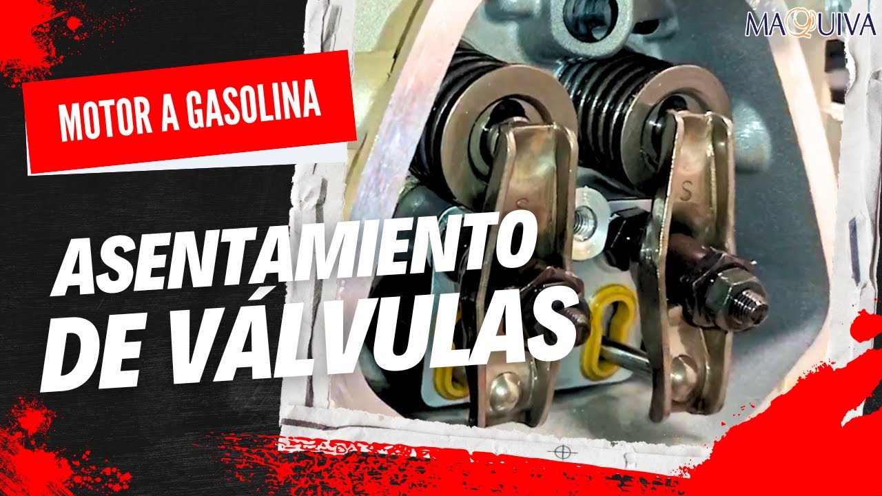 SE CALZARON LAS VÁLVULAS😬 / ASENTAMIENTO DE VÁLVULAS A MOTOR DE GASOLINA👊🏻@MAQUIVARENTABLEYEFECTIVA