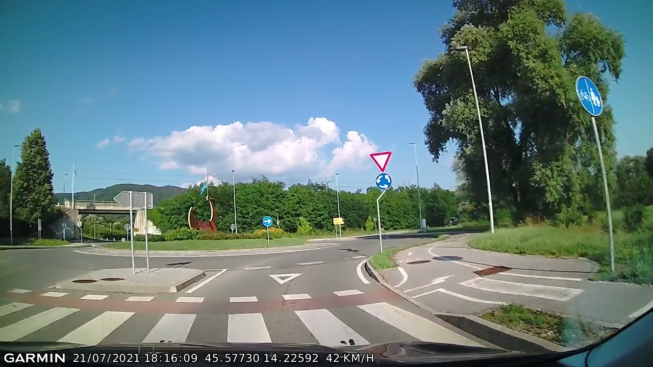 DRIVE #1565: Postojna-Ilirska Bistrica (Slovenia) (timelapse 4x) *Read Description*