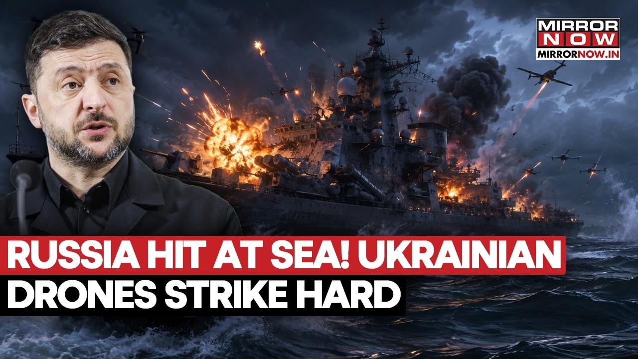 RUSSIA HIT AT SEA! Ukrainian Drone Attack Sends Cargo Ship To Bottom Of Black Sea, 17 Rescued