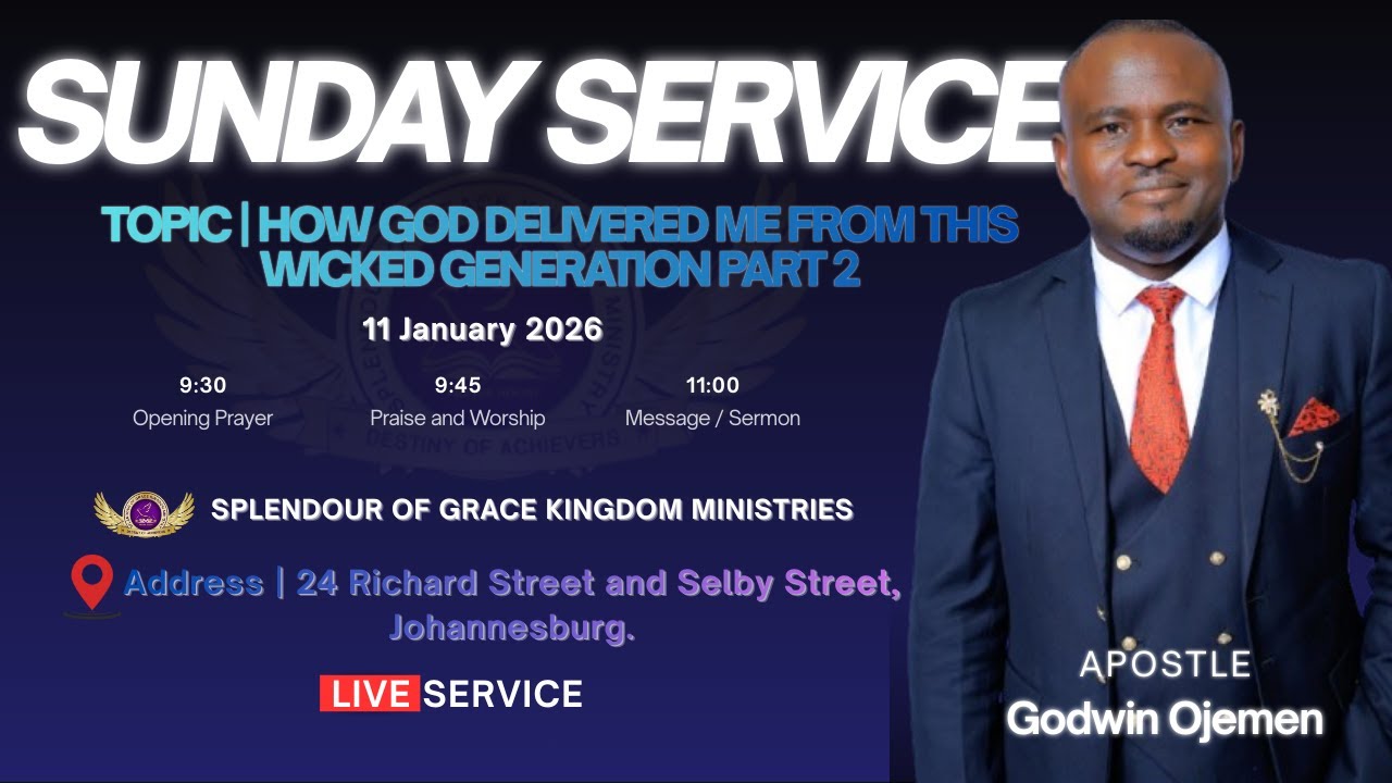 Sunday Service | Manifestation of Jesus | Apostle Godwin Ojemen | 11. Jan. 2026