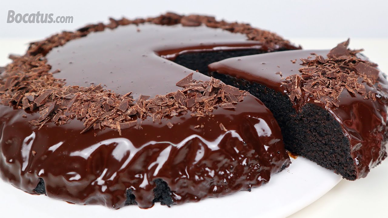 La Tarta de Chocolate más fácil y rápida (sin horno y sin huevos)