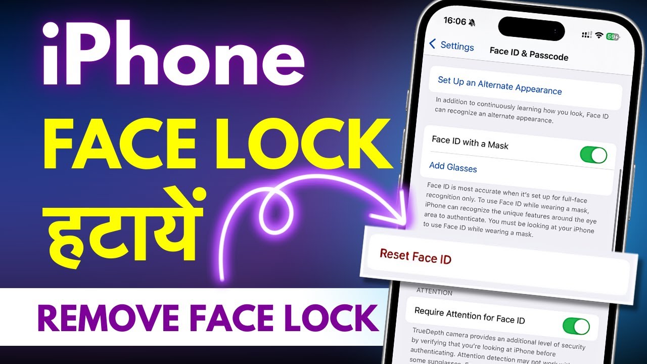 iPhone se Face Lock Kaise Hataye? How to Remove Face Lock from iPhone