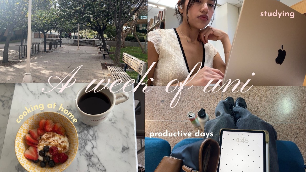 a busy week in my life - midterms, homemade food and productive days