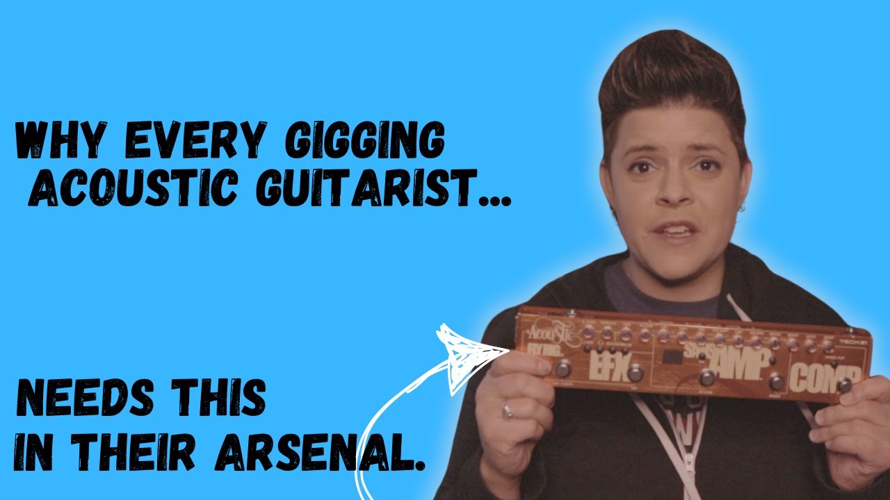 Acoustic Fly Rig by Tech 21 - Every gigging acoustic guitarist needs this pedal/preamp.