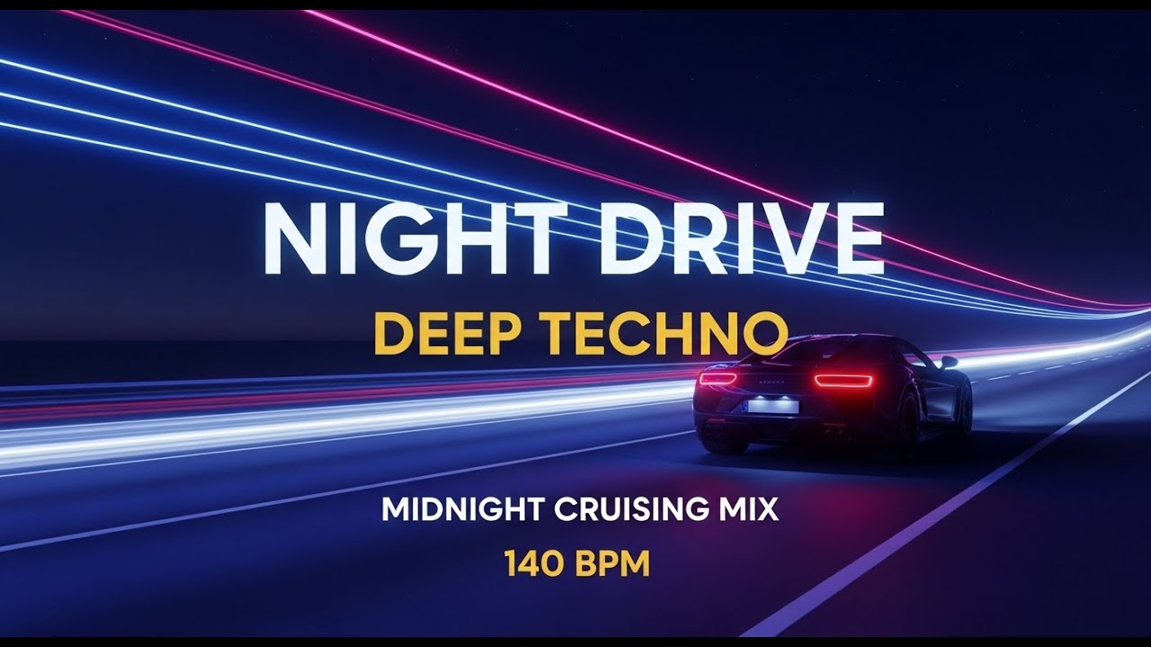 DEEP TECHNO: Night Drive Session for Midnight Cruising