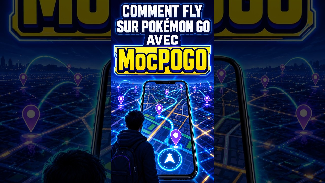 Comment FLY sur Pok&eacute;mon GO avec MocPOGO ? #shorts