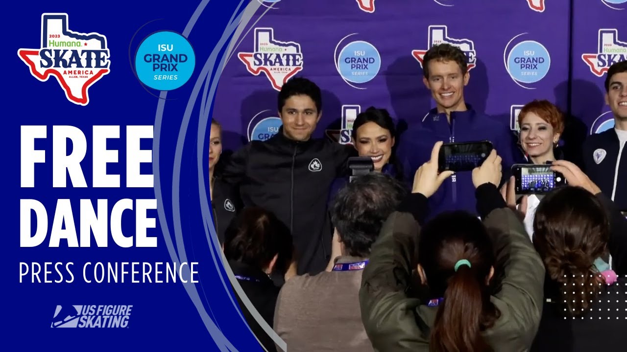 Free Dance Press Conference | 2023 ISU Humana Skate America