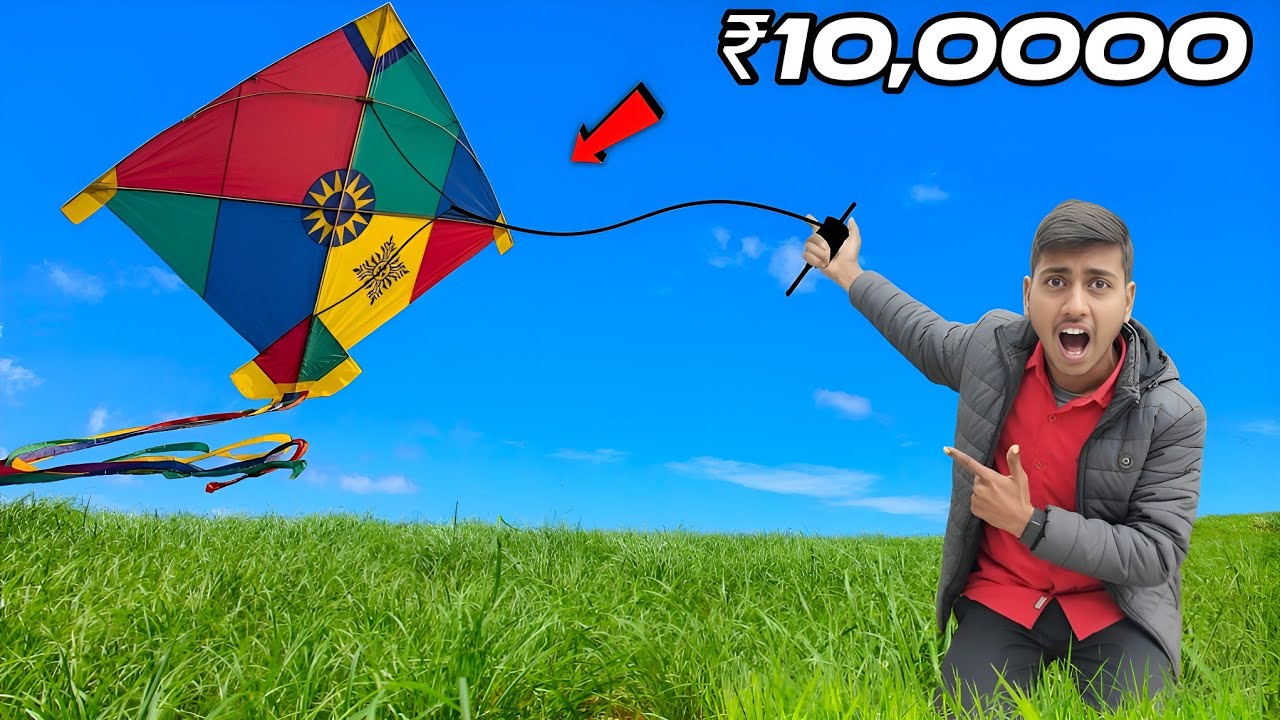 Flying World Biggest Kite Worth ₹10,0000💸 !! क्या दुनिया कि सबसे बड़ी पतंग उड़ पायेगी ?....