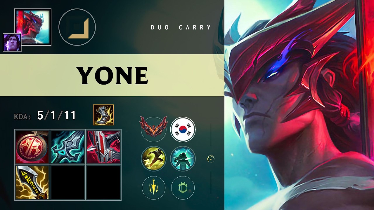 Yone ADC vs Yunara - KR Grandmaster Patch 26.13
