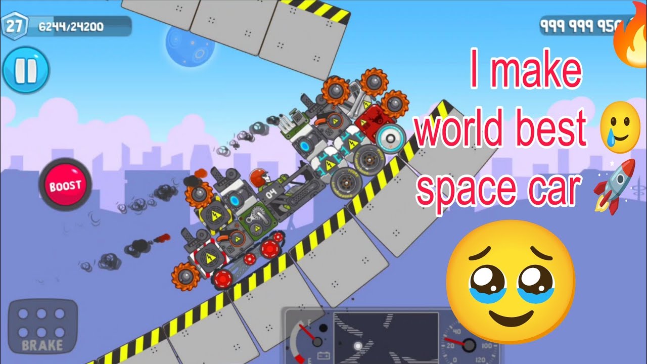 I make world best space 🚀 car Rovercraft game 🎯 gameplay 🔥 [1080P 60FPS]