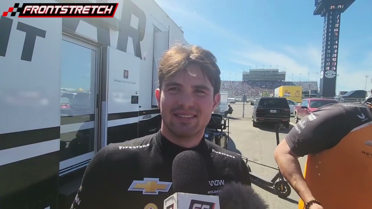 Pato O'Ward Frustrated After Having Flat Tire While Leading: 