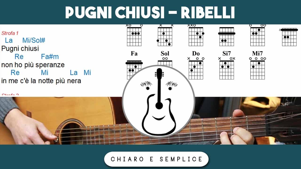 Pugni chiusi (Ribelli) - Chitarra Accordi