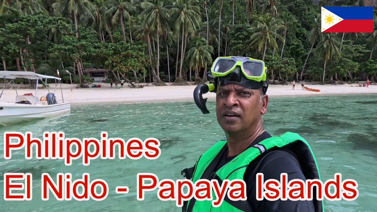 Ocean Adventure | Exploring PAPAYA ISLAND in El Nido: Tender Coconuts & Secret Snorkeling! 🇵🇭