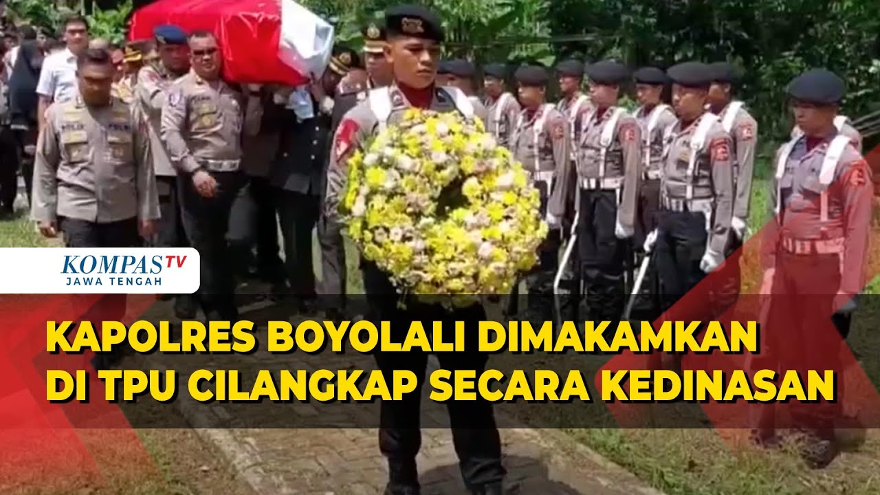 Kapolres Boyolali Dimakamkan di TPU Cilangkap Secara Kedinasan