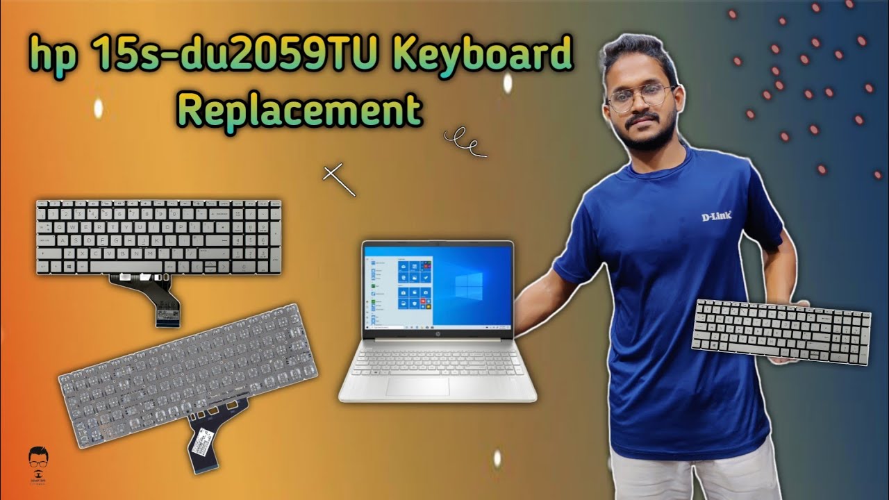 hp 15s-du2059TU Keyboard Replacement | hp 15-DA, 15-DB Keyboard