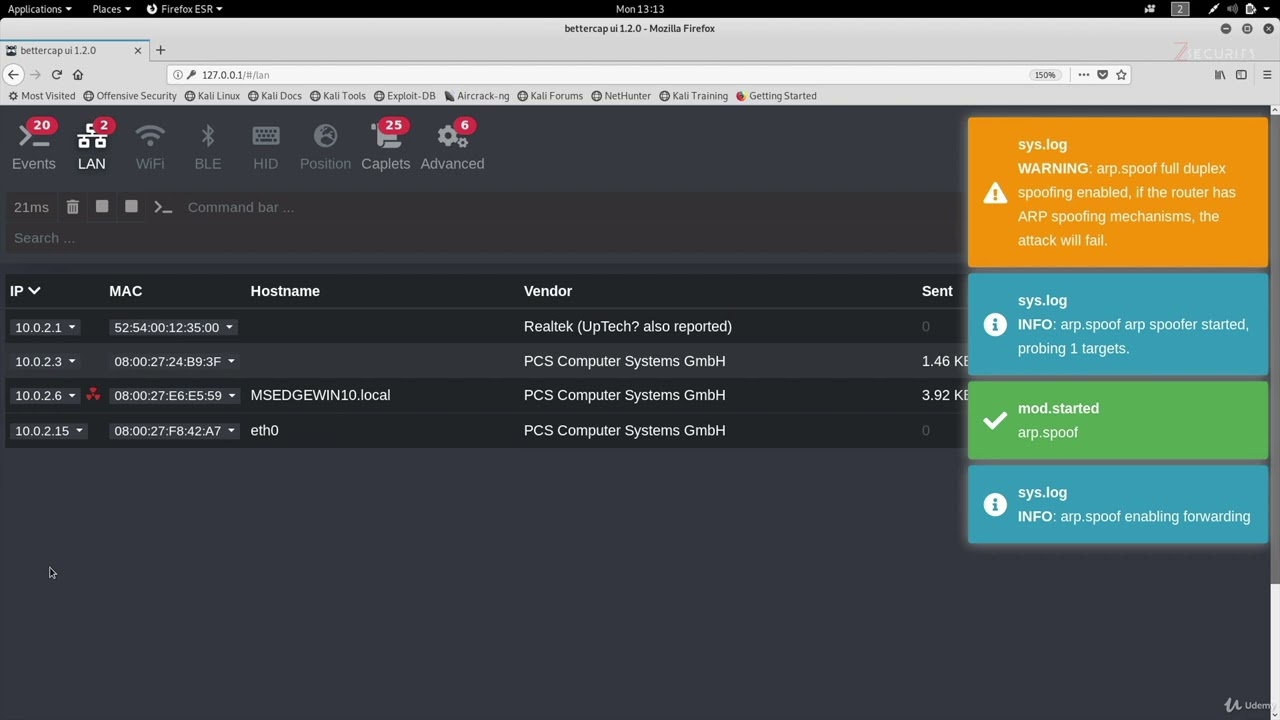 18. Bettercap GUI Mastery &ndash; Hack Networks the Easy Way (Full Walkthrough)