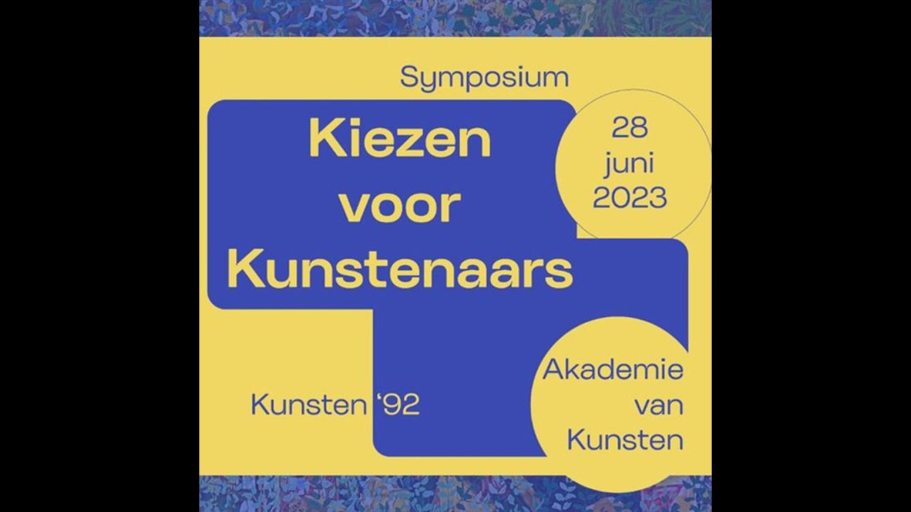 Kiezen voor Kunstenaars - hoe staat het met de vrije ruimte voor de kunst?