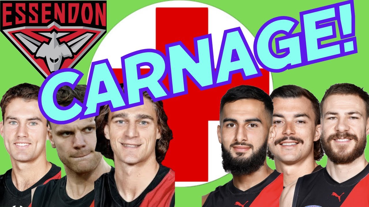 Official ESSENDON injury list update! Reid, McKay news. Some mid-season AFL draft talk.