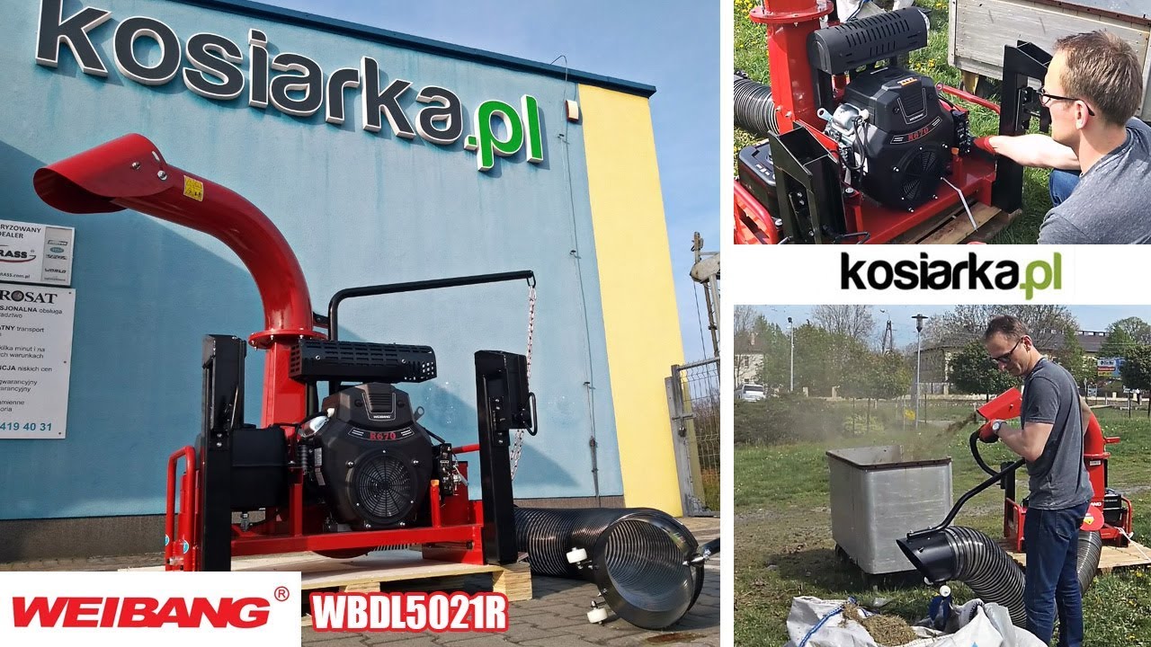 WEIBANG WBDL5021R - ssawa do trawy i liści - 21KM, 2 cylindry - POKAZ MOCY !