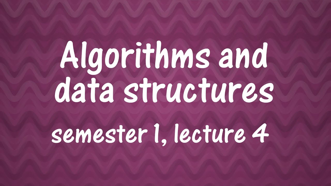 A&DS S01E04. Lower bounds for sorting. Radix sort. Sorting networks