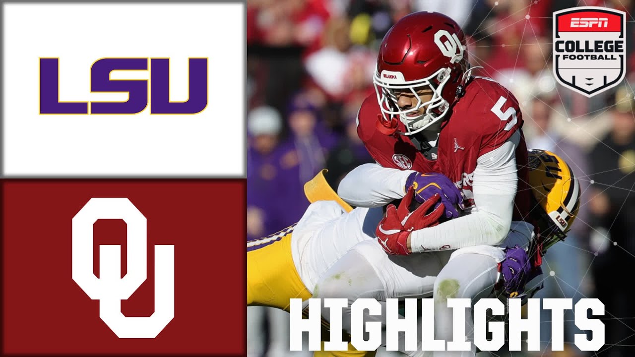LSU Tigers против Oklahoma Sooners | Полные обзоры матча | ESPN College Football