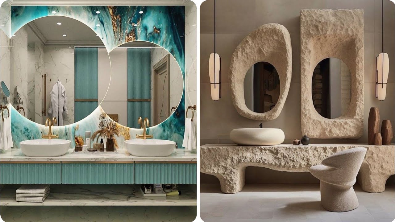 300+ Beautiful Bathroom Mirrors🔥| New Washroom  Decoration👌| Modern Bathroom Accessories🔥