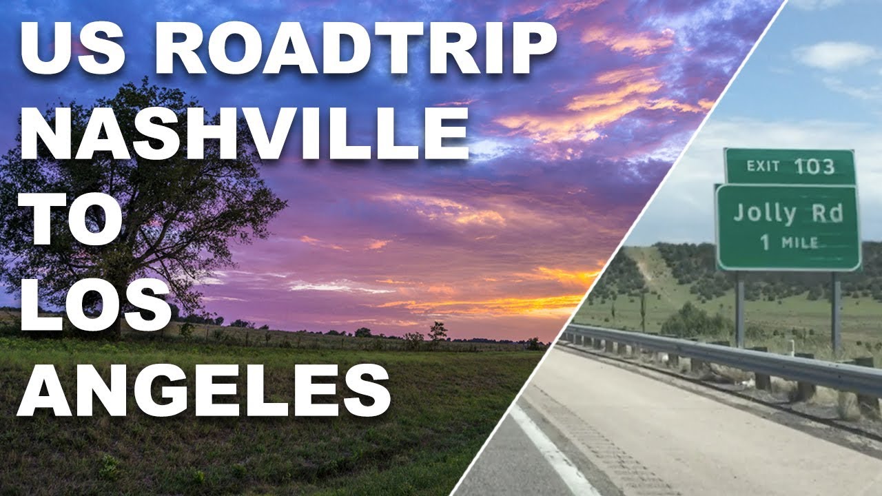 USA Road Trip - California to Tennessee Video Lapse